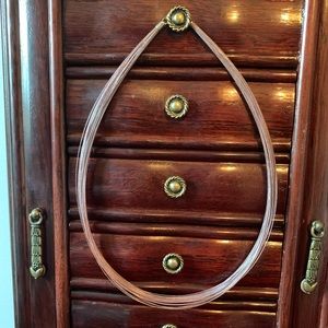 Millennial Pink Wire Necklace